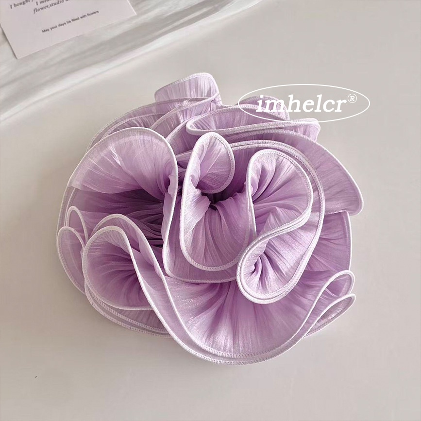 Women's Spring Commute Cloth Bubble Braid Hair Tie Beige Pink Floral