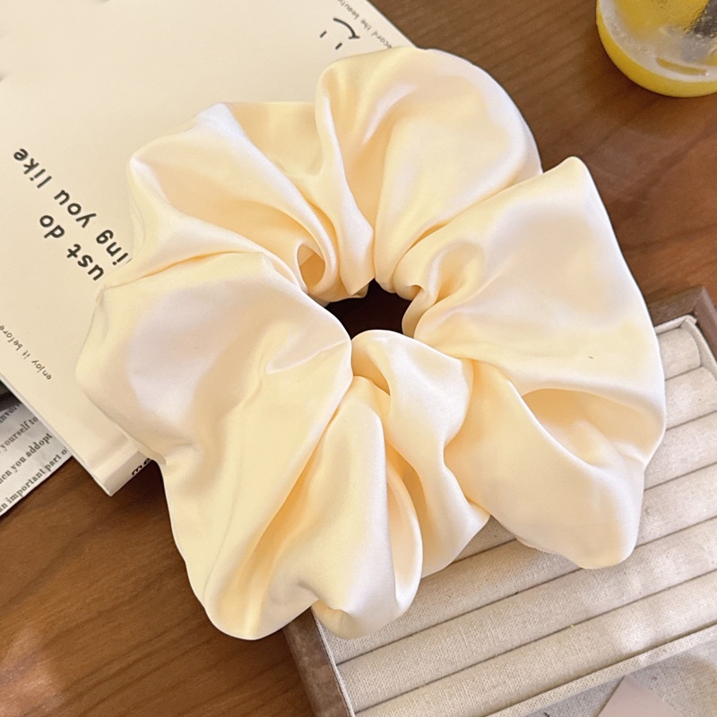 Women's Elegant Fabric Banquet Elastic Hair Band Solid Color