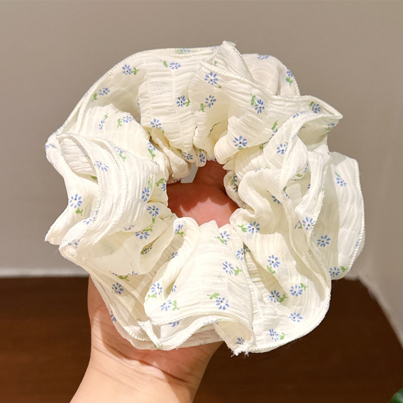 Women's Elegant Japanese Fabric Hair Tie For Weekend Ditsy Floral