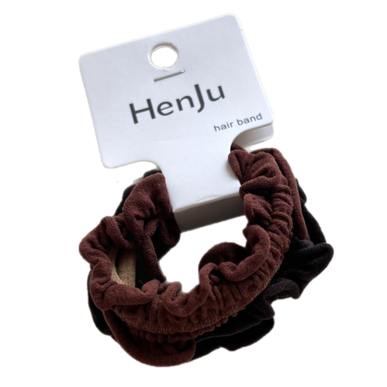 Women's Elegant Fabric Hair Tie High Elasticity Simple Solid Color Band