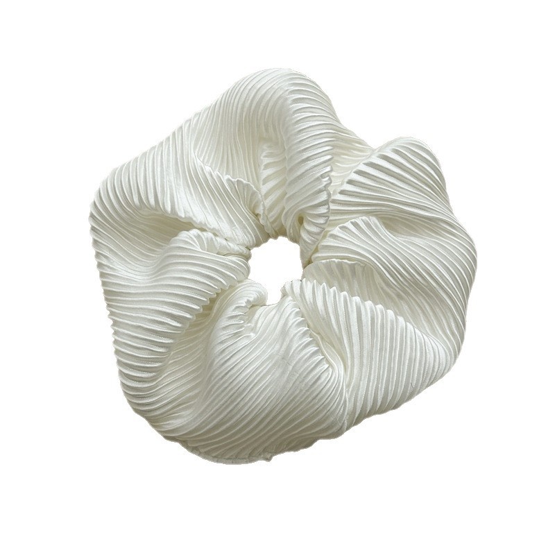 Plump High Elasticity Wrinkle Texture Scrunchie Hair Accessory Bun Hairstyle Design Polyester Fiber All-Season Universal For Women