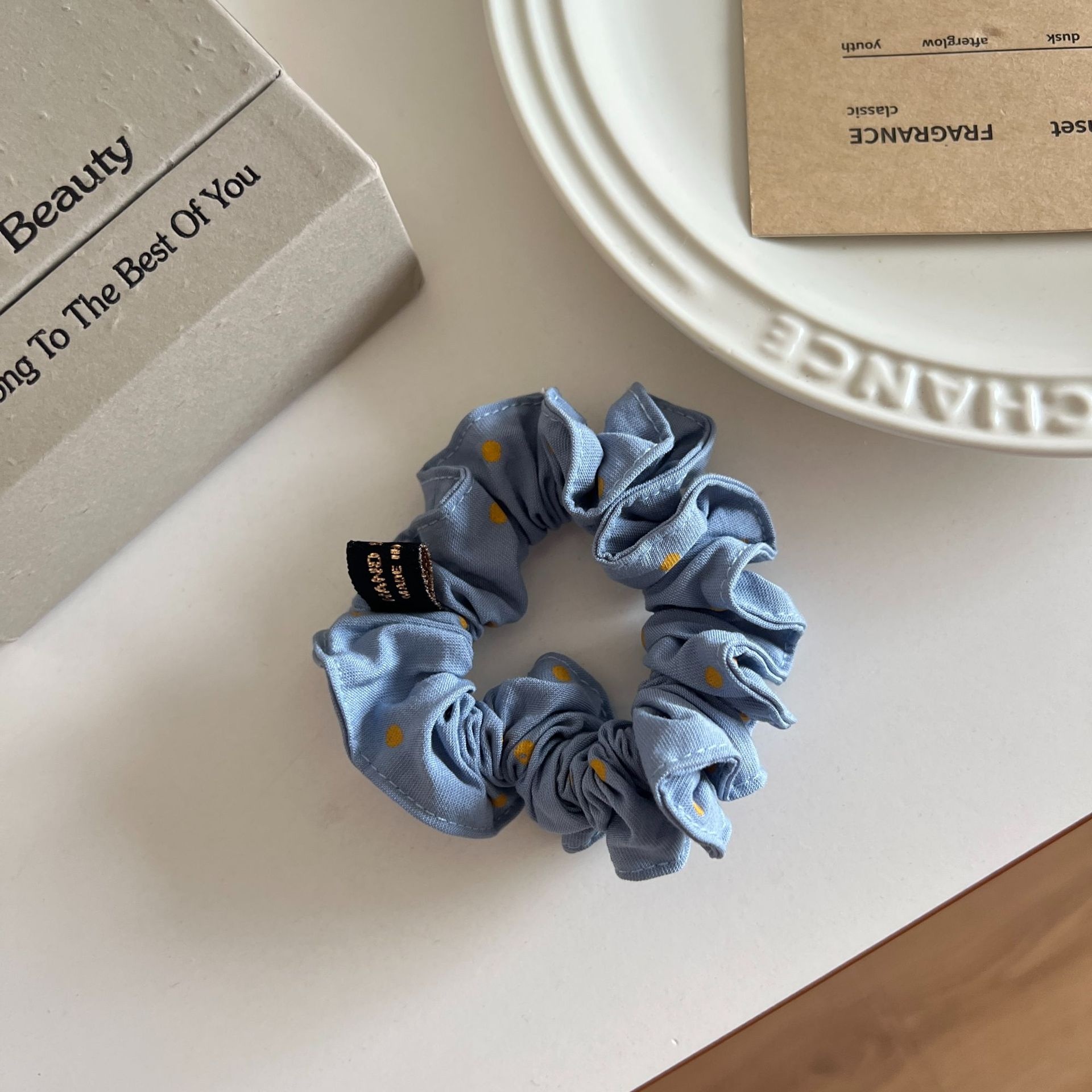 Women's Casual Cloth Elastic Hair Band Accessories Polka Dots