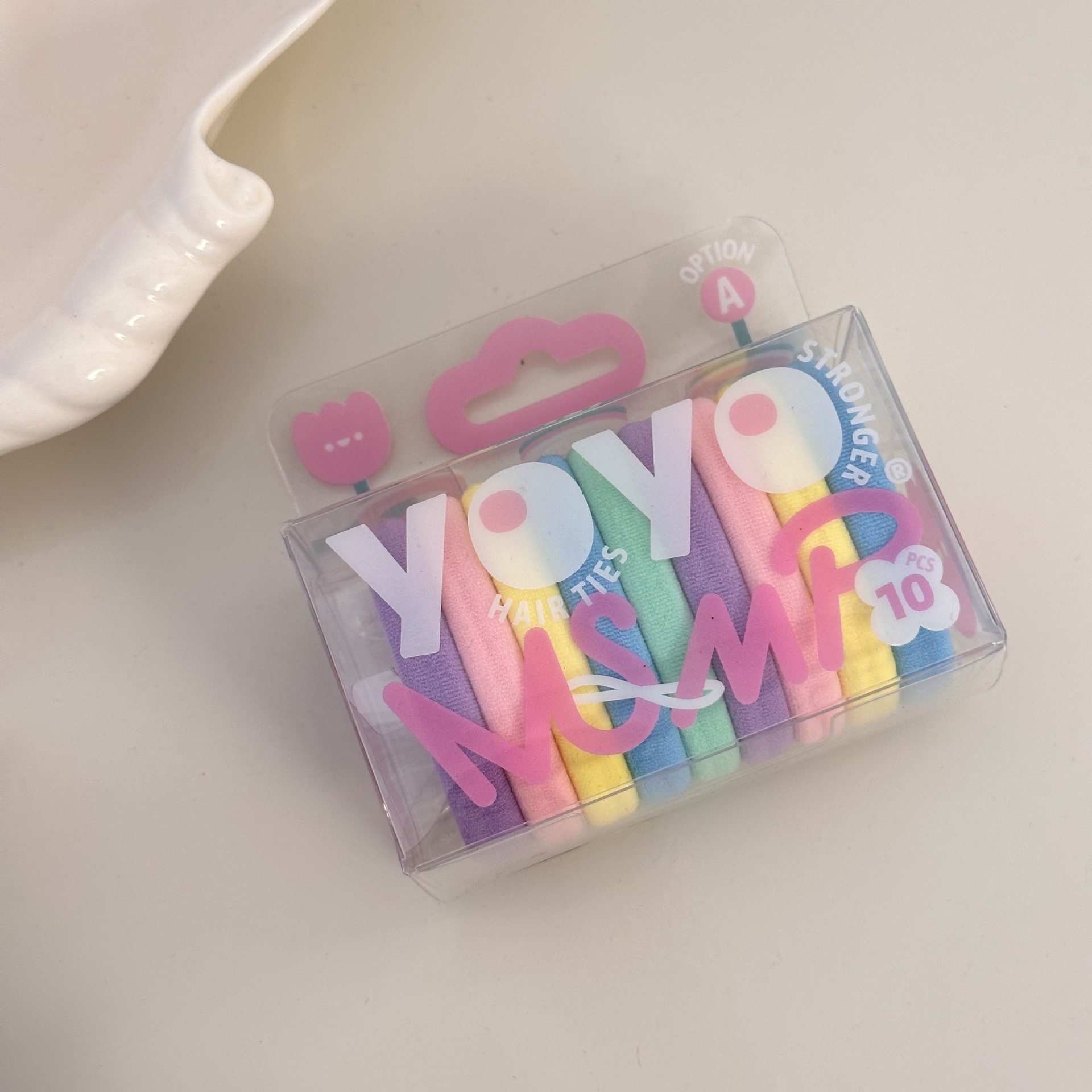 Women's Comfortable Polyester Hair Ties For Secure Styling Black