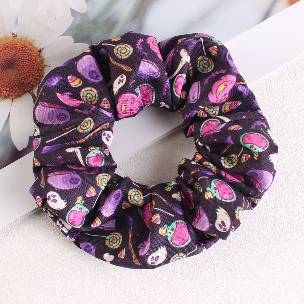 Women's Simple Halloween Elastic Cloth Hair Ties Festive Hair Bands