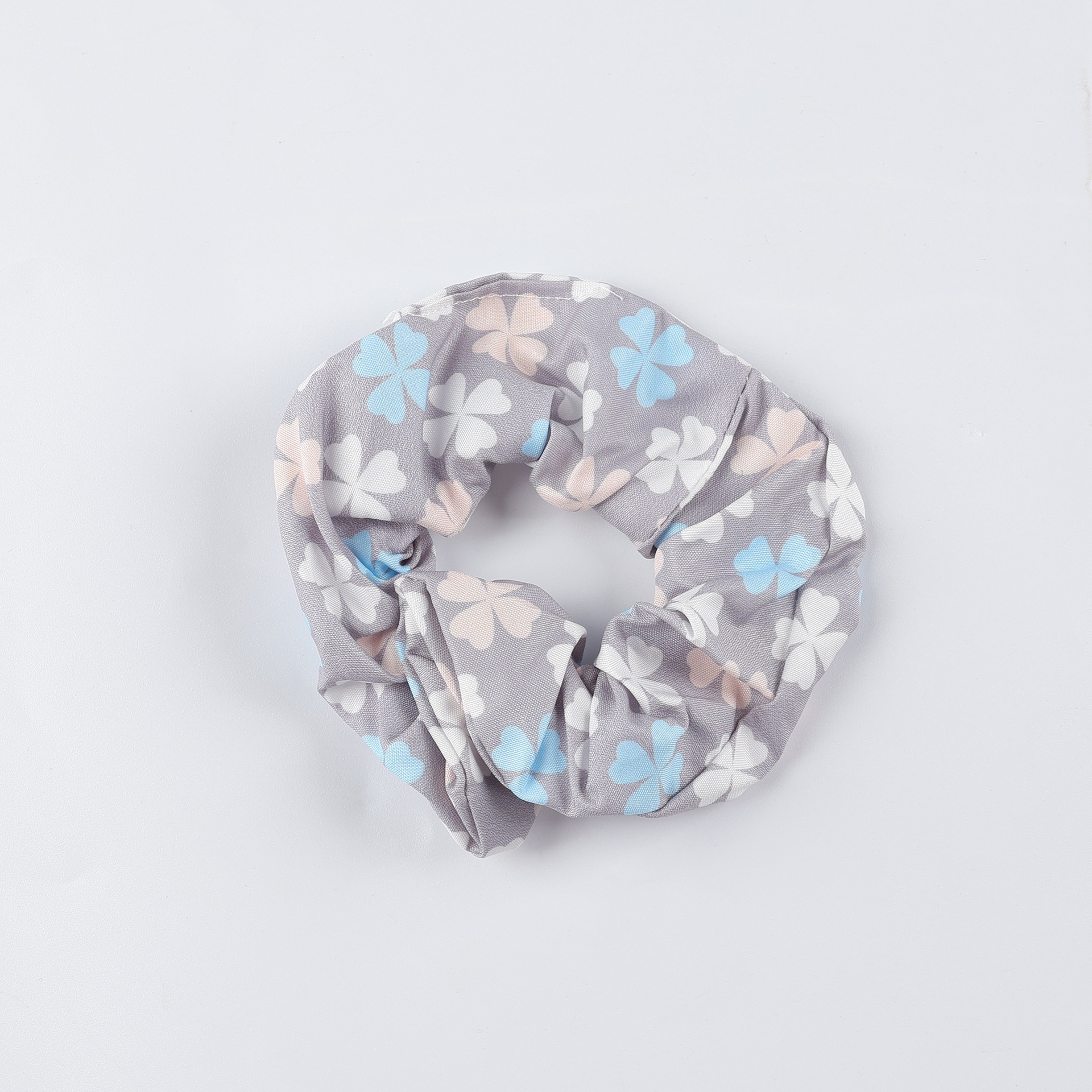 Women's Cloth Bow Elastic Hair Tie Daily Accessory Four-Leaf Clover