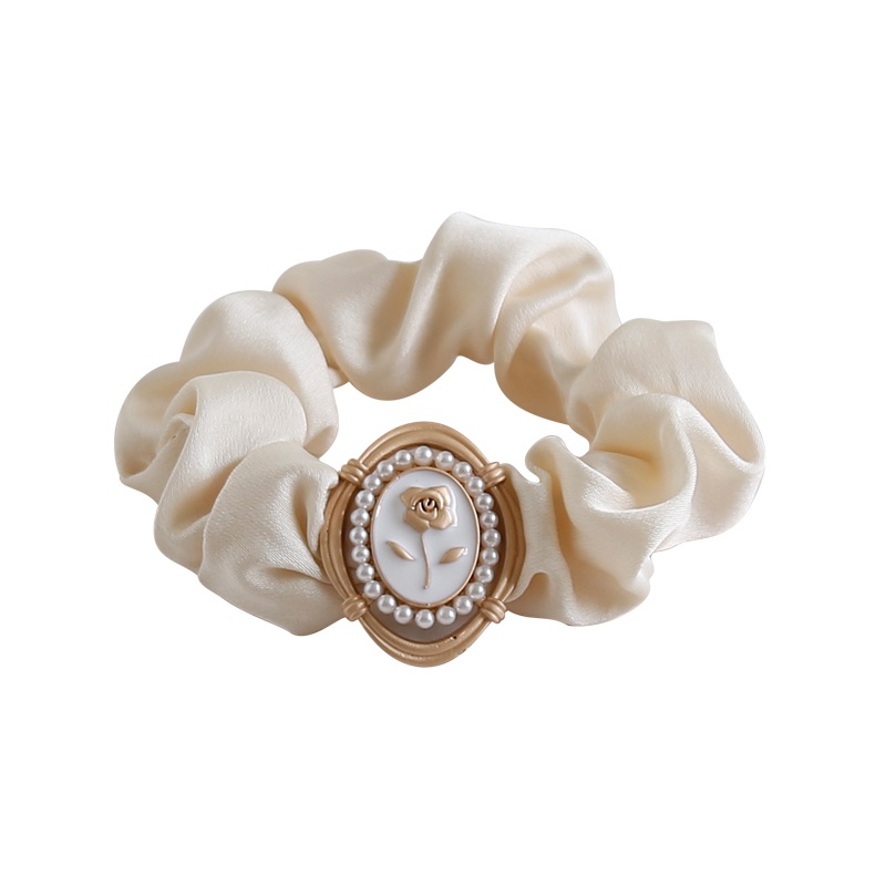 Women's Spring Daily Elastic Hair Tie Accessory Romantic Rose Flower