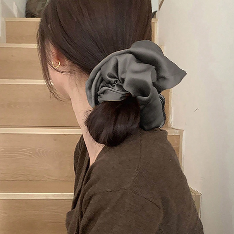 Women's Cute Handmade Cloth Hair Tie For Daily Wear Solid Color