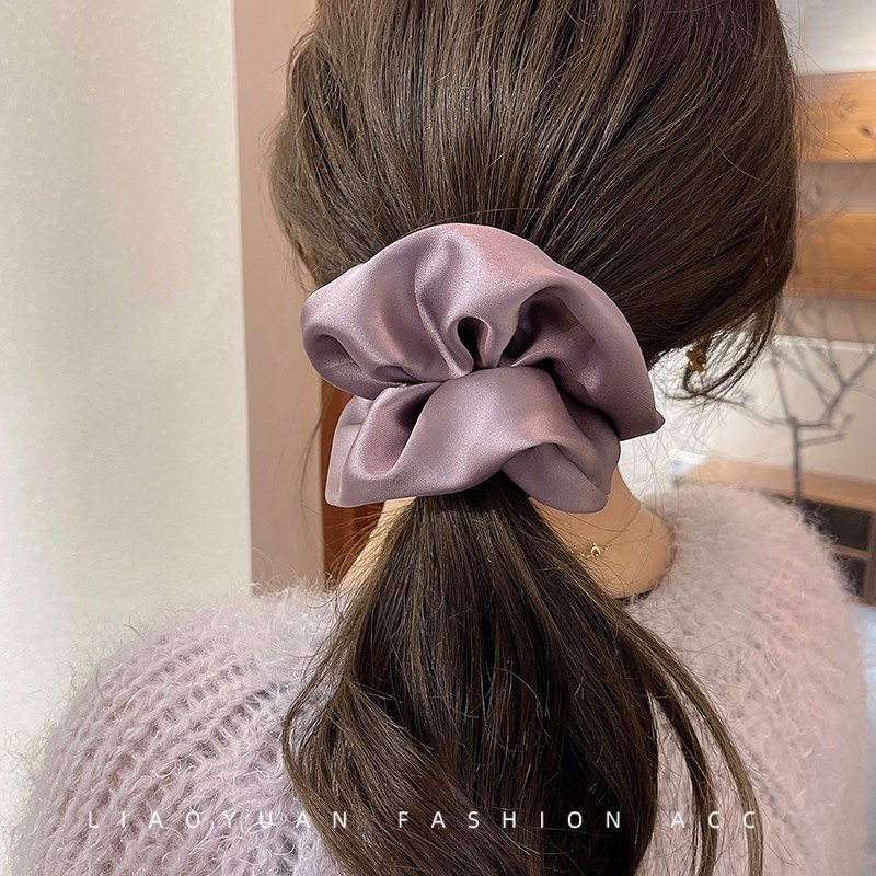 Women's Everyday Fashion Cloth Scrunchie Hair Tie Solid Color