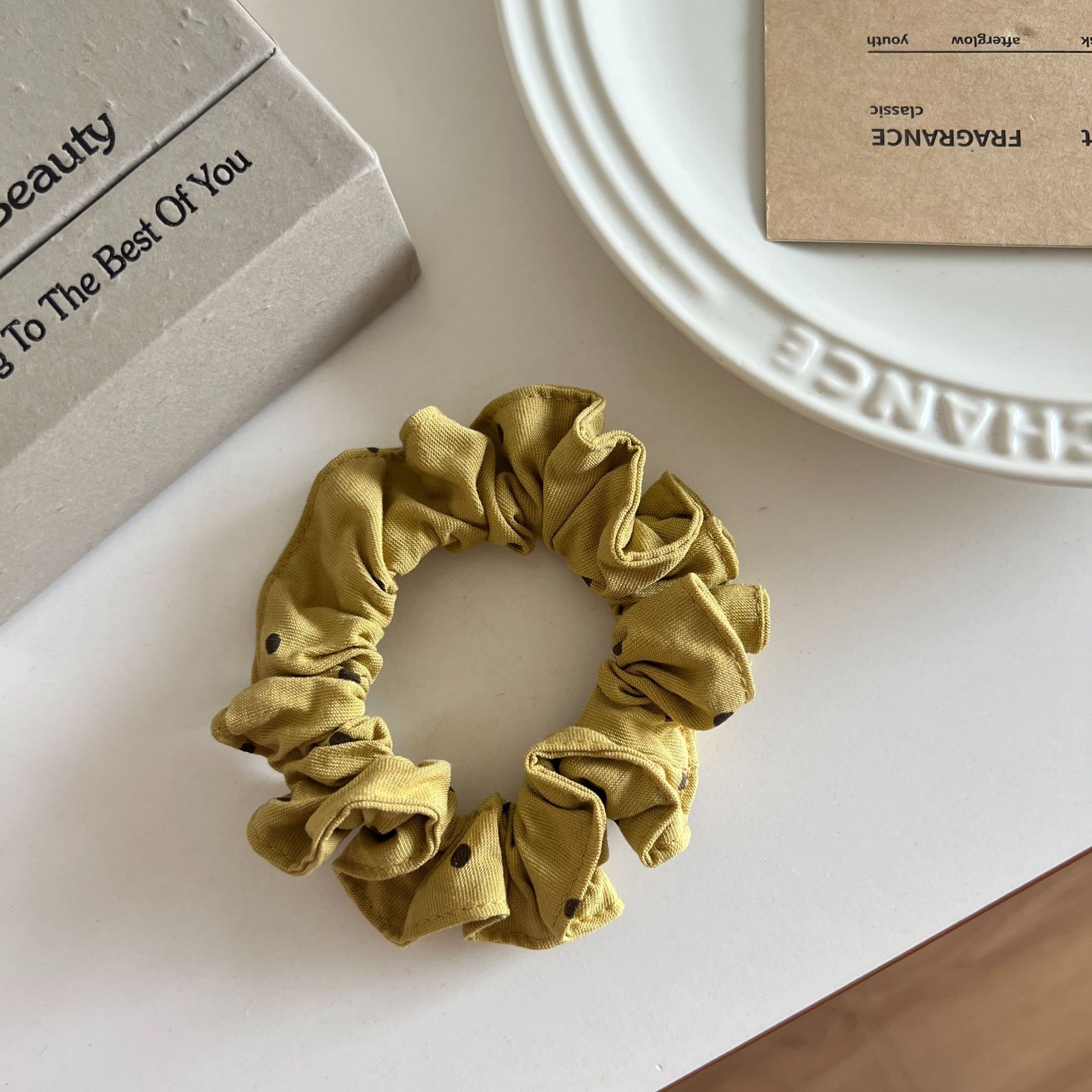 Women's Casual Cloth Elastic Hair Band Accessories Polka Dots