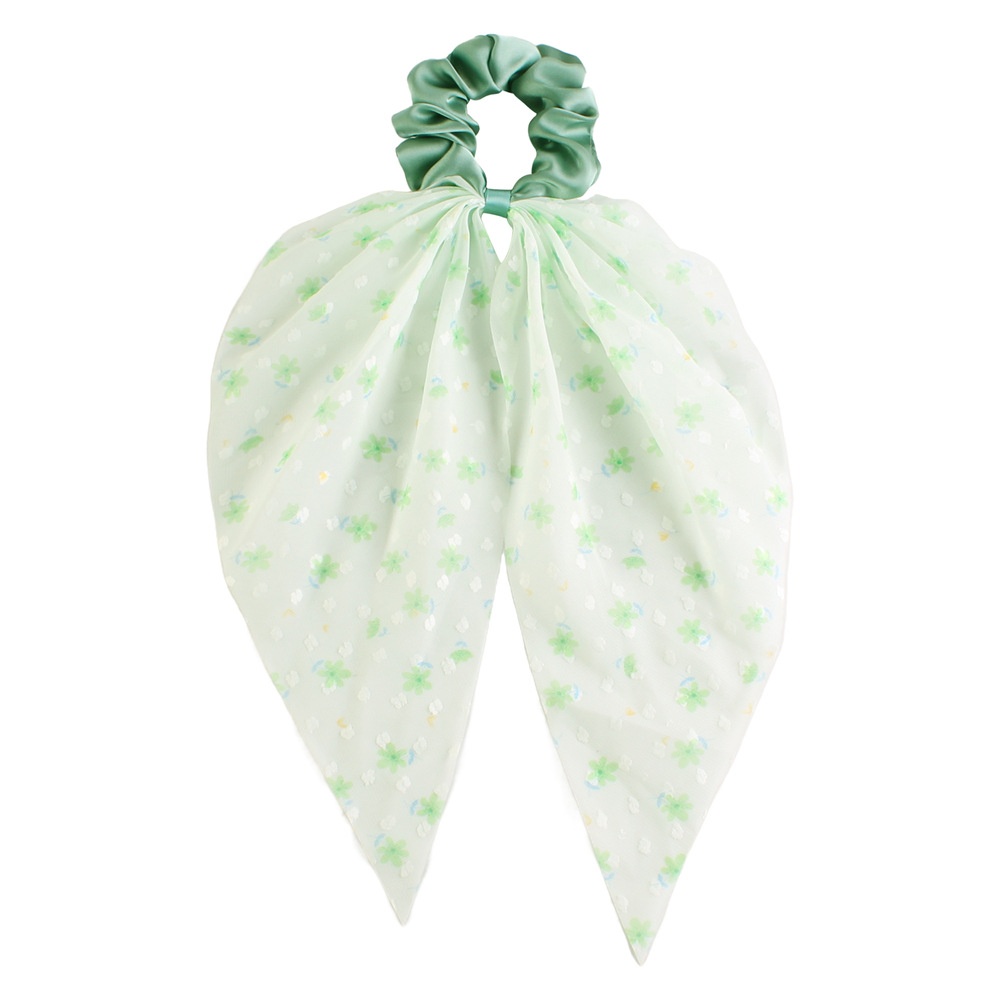 Women's Everyday Gauze Bowknot Hair Tie Scrunchie Colorful Ditsy Floral