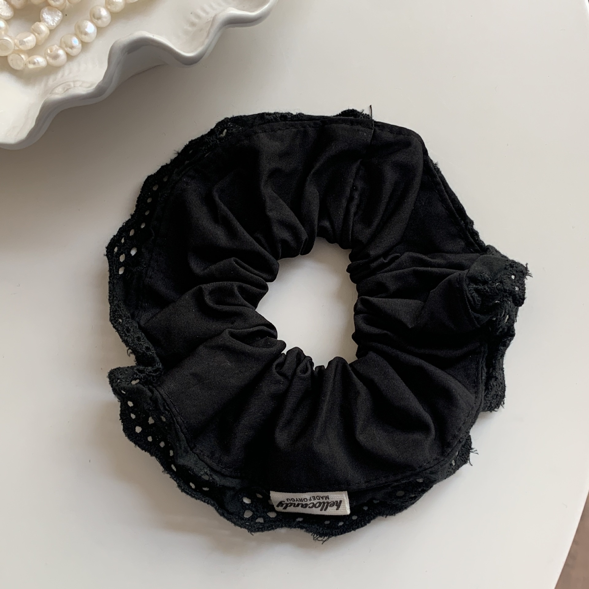 Women's Elegant Solid Color Cloth Hair Tie Casual Streetwear Accessory