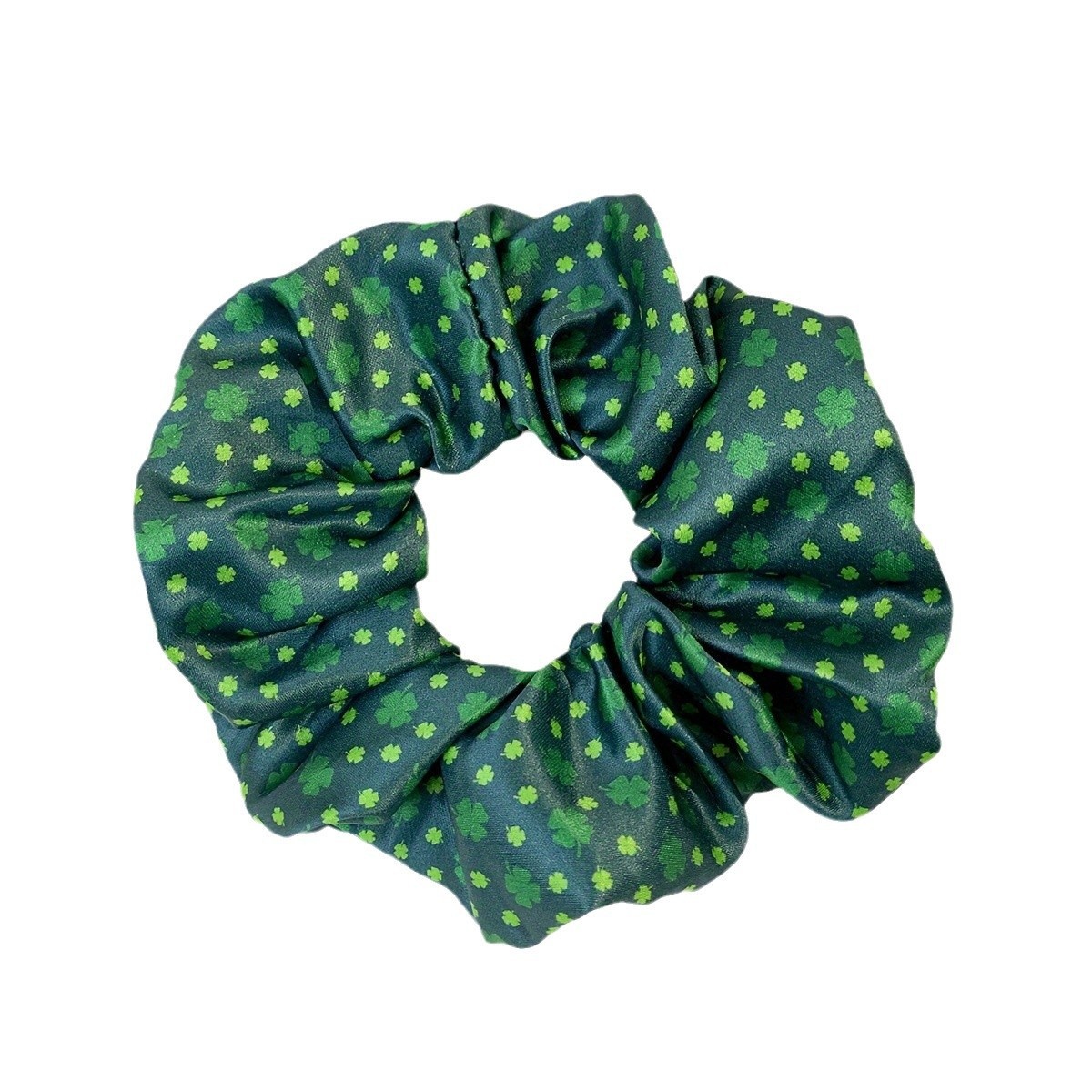 Women's Daily Festival Simple Cloth Hair Tie Shamrock Pattern