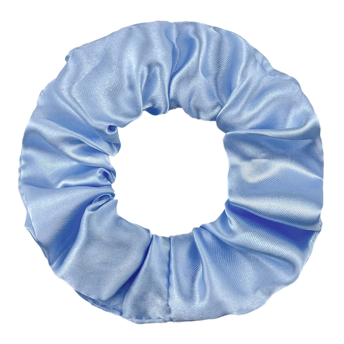 Women's Everyday Rib-Knit Cloth Ponytail Hair Ties Solid Color