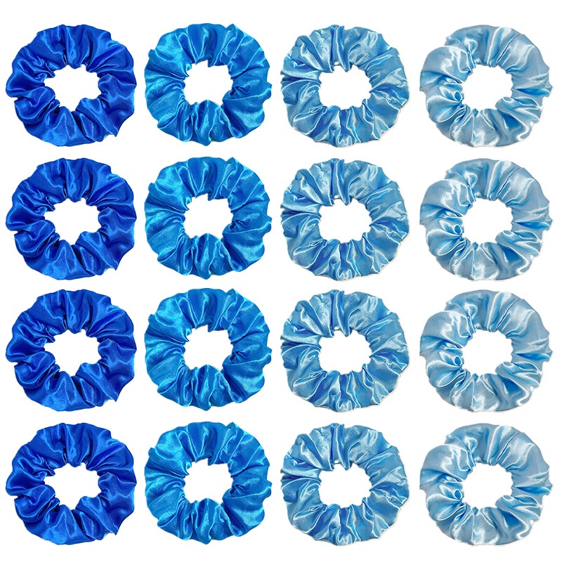 Women's Daily Fabric Hairband Hair Tie Accessory Solid Blue Series