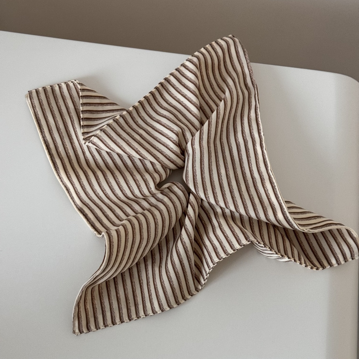 Women's Everyday Retro Cloth Hair Tie Accessory Black & White Striped