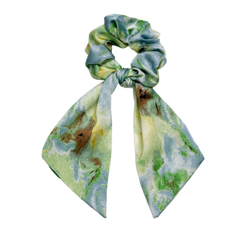 Women's Elegant Casual Holiday Fabric Hair Tie Printed Pattern