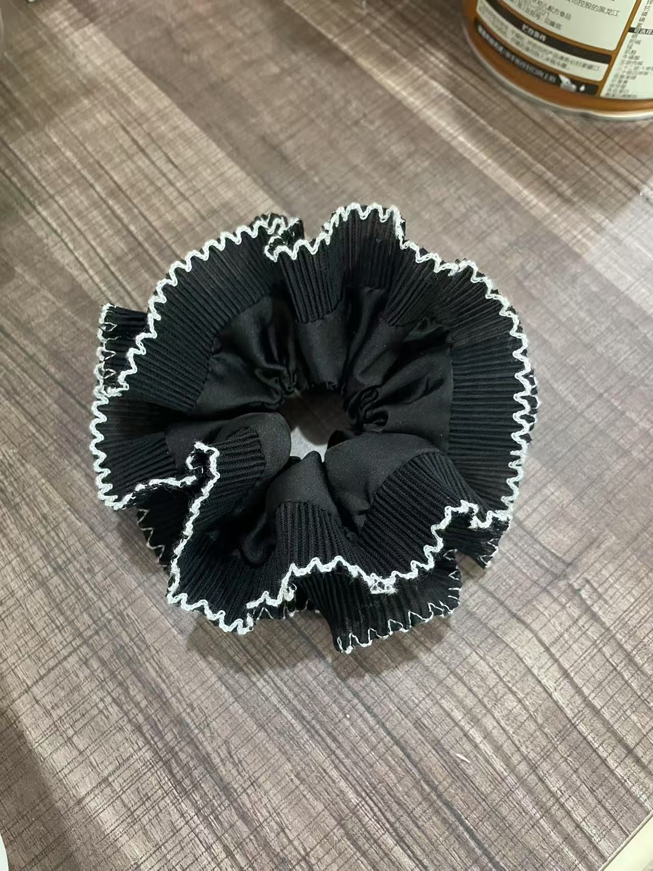 Women's Elegant Elastic Daily Hair Tie Ponytail Holder Color Block