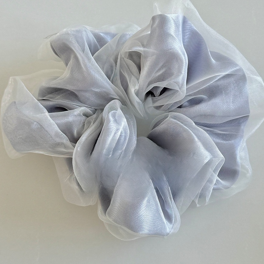 Women's Elegant Two-Layer Satin Lace Formal Headband Solid Color