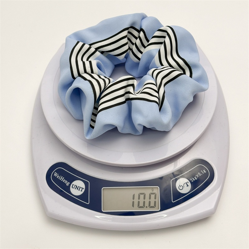 Women's Elegant Daily Cloth Hair Scrunchie Sweet Striped