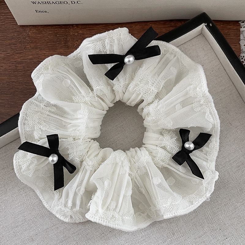 Women's Casual Daily Cloth Hair Tie Streetwear Scrunchie Bow Knot