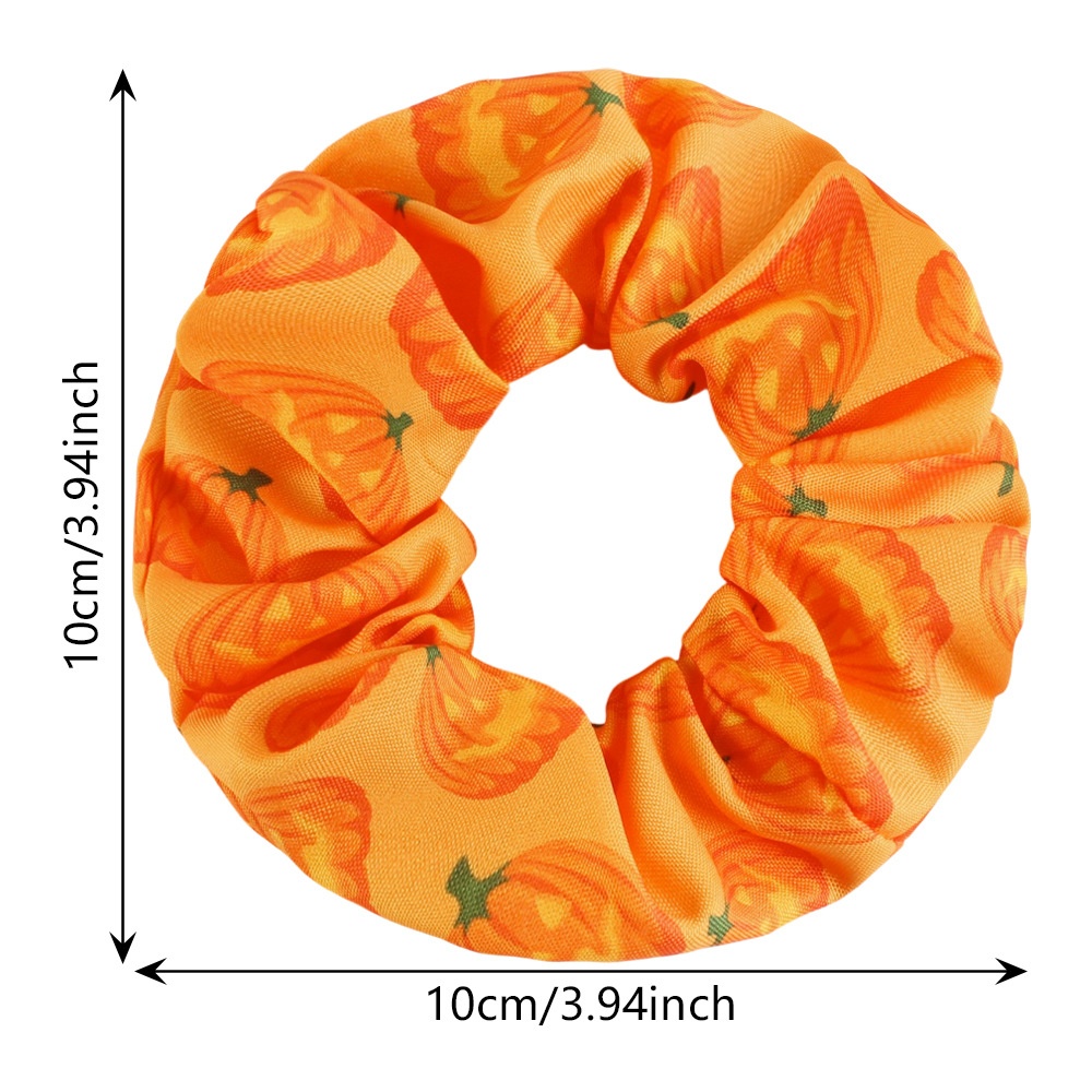 Women's Simple Halloween Elastic Cloth Hair Ties Festive Hair Bands