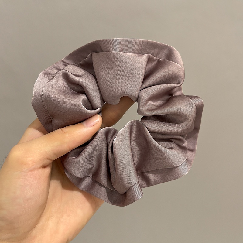 Women's Retro Street Style Satin Handmade Hair Tie Solid Color