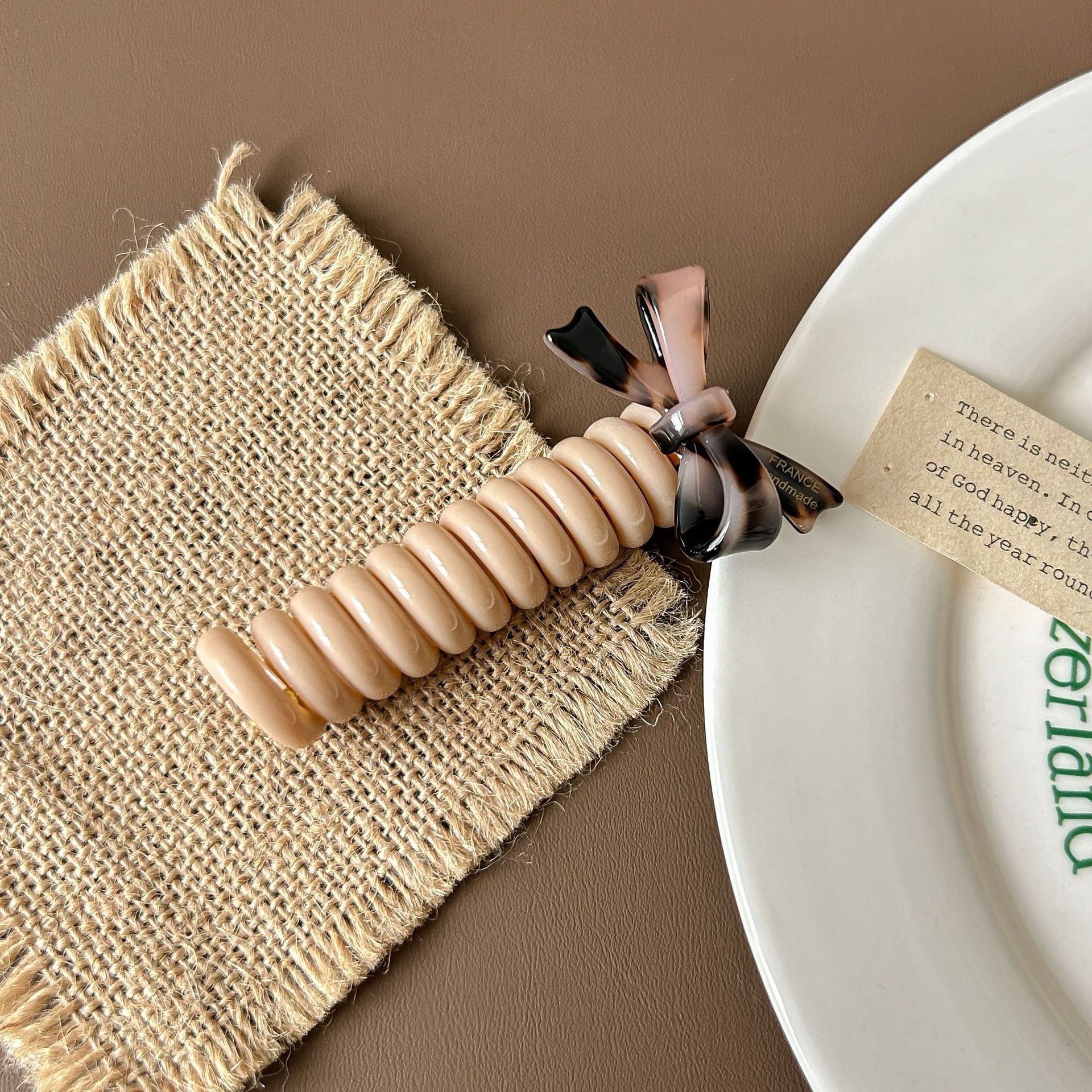 Women's High Elastic Ponytail Bubble Hair Tie Acetate Bowknot