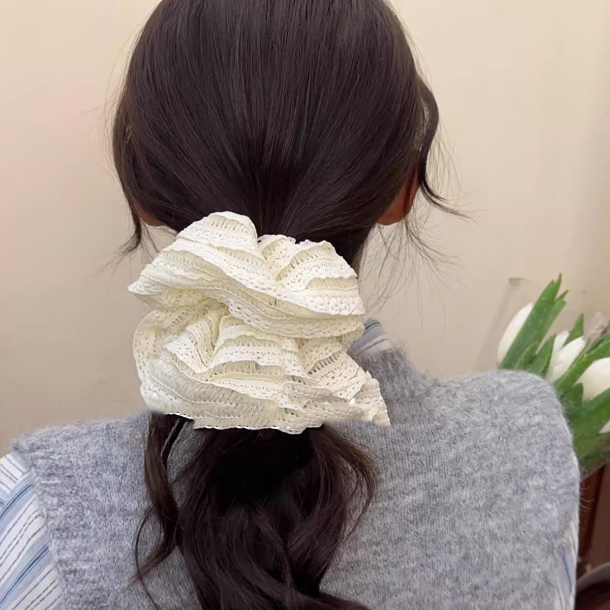 Women's Cute Vacation Daily Fabric Hair Tie Accessory Solid Color