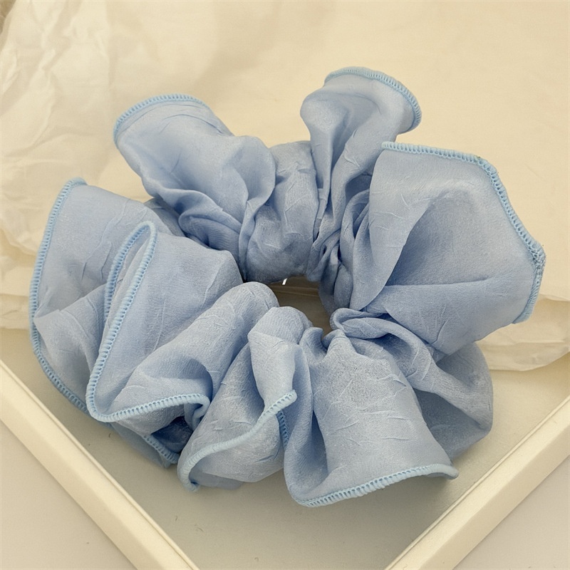 Women's Lock Stitching Solid Color Fabric Hair Band Spring Summer Hair Bun