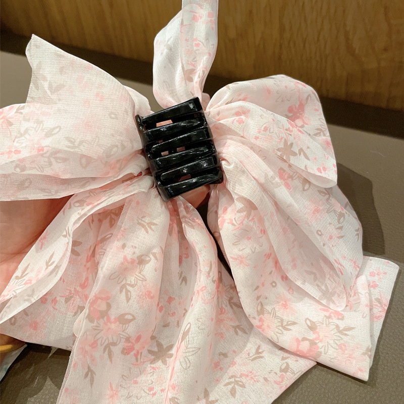 Women's Sweet Holiday Street Cloth Hair Claws Ditsy Floral Pattern