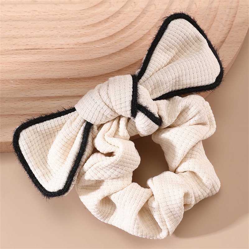 Women's Winter Cozy Plush Elastic Cloth Hairband Simple Bow Knot