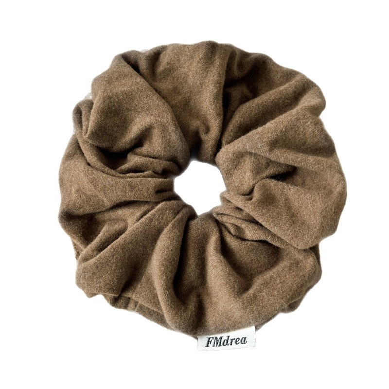 Women's Simple Winter Polyester Plush Bow Hairband Solid Color