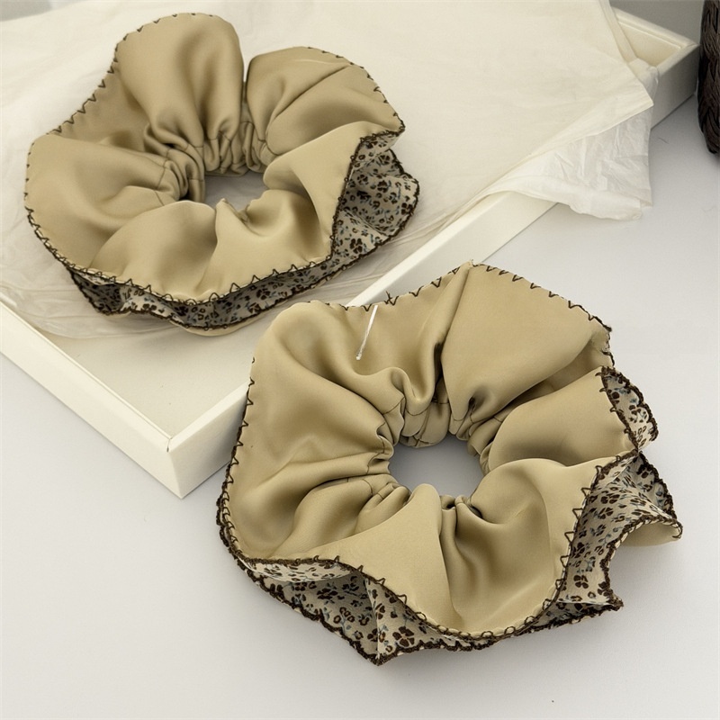 Women's Soft Cloth Spring Hair Tie Scrunchie Ditsy Floral Print