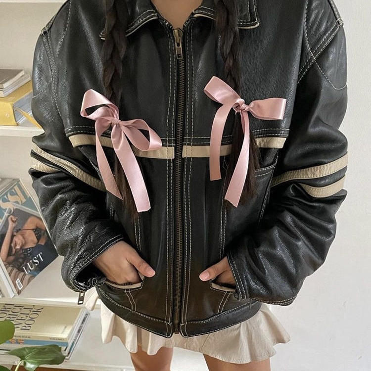 Women's Sweet Fabric Bowknot Hair Clip Daily Holiday Barrette