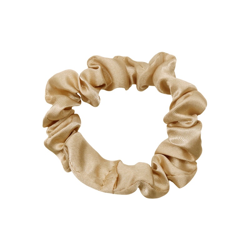 Women Versatile French Satin Hair Ties Daily Wear Solid Multi-Color