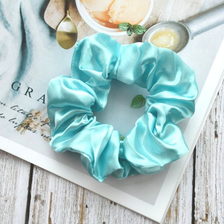 Women's Minimalist Daily Ponytail Holder Hair Tie Solid Color