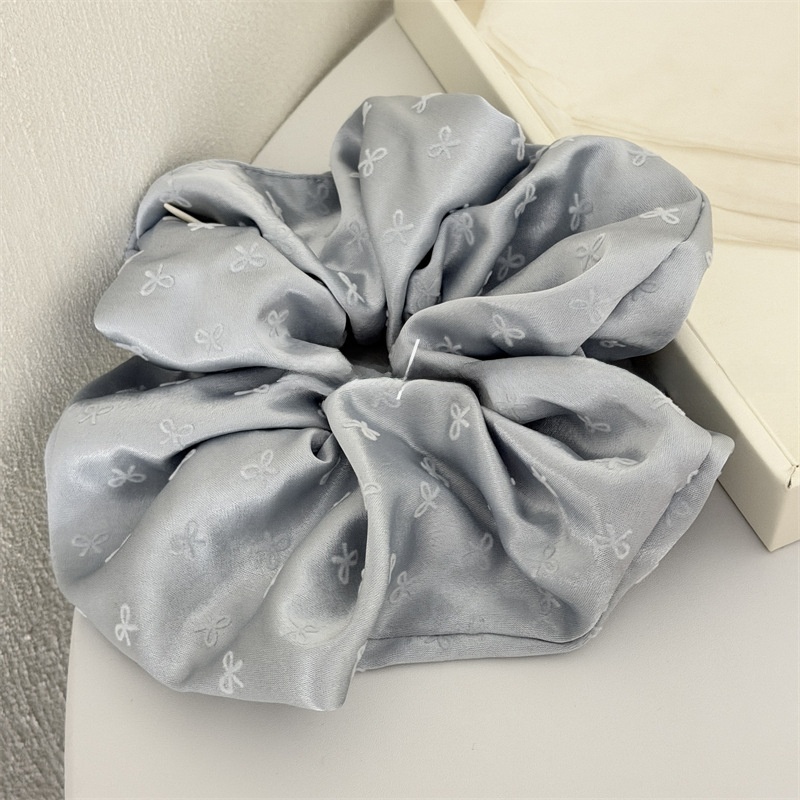 Women's Elegant Satin Hair Tie Ponytail Holder Multicolor Bowknot