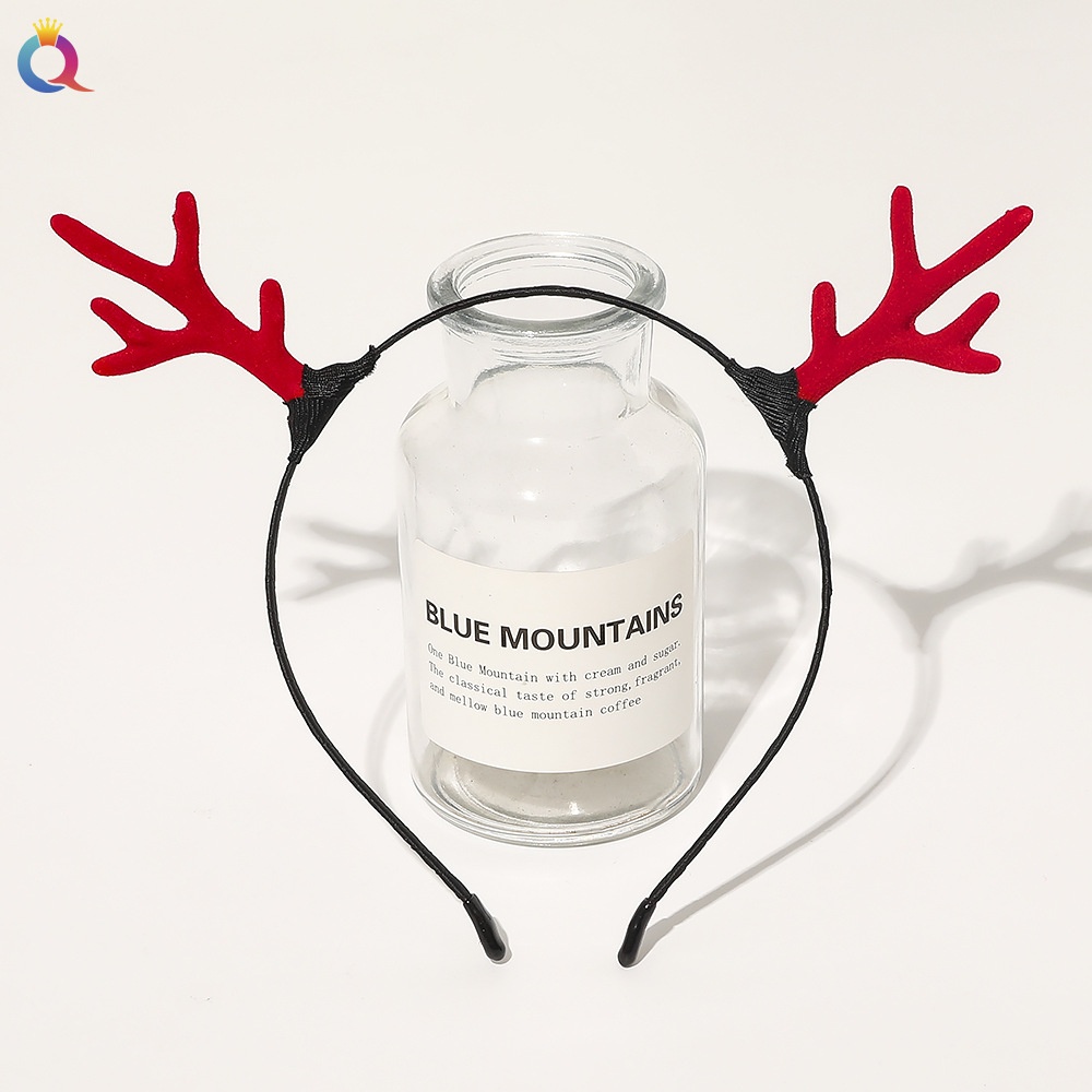 Women's Handmade Cloth Hair Tie Letter Pattern Fashion Christmas Accessory