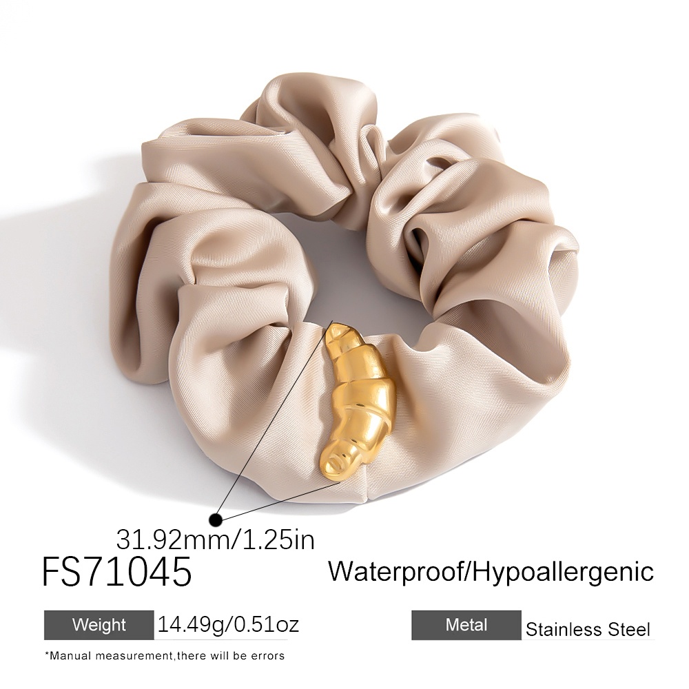 Women's Luxury Starfish Hair Tie 18K Gold Plated Stainless Steel Spring Band