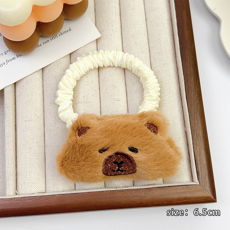 Women's Cute Cartoon Animal Plush Hair Clip Soft Daily Hair Accessories