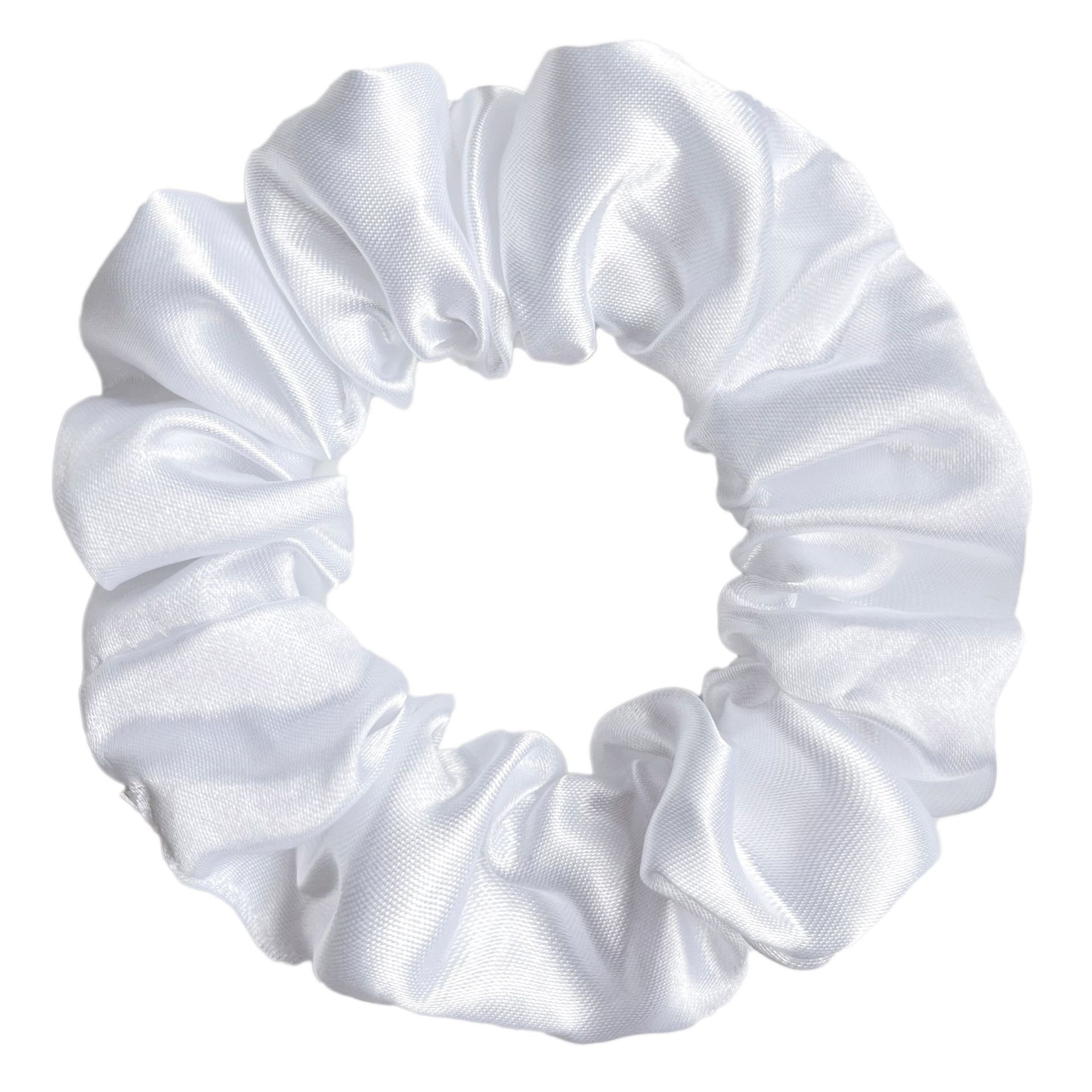 Women's Everyday Rib-Knit Cloth Ponytail Hair Ties Solid Color