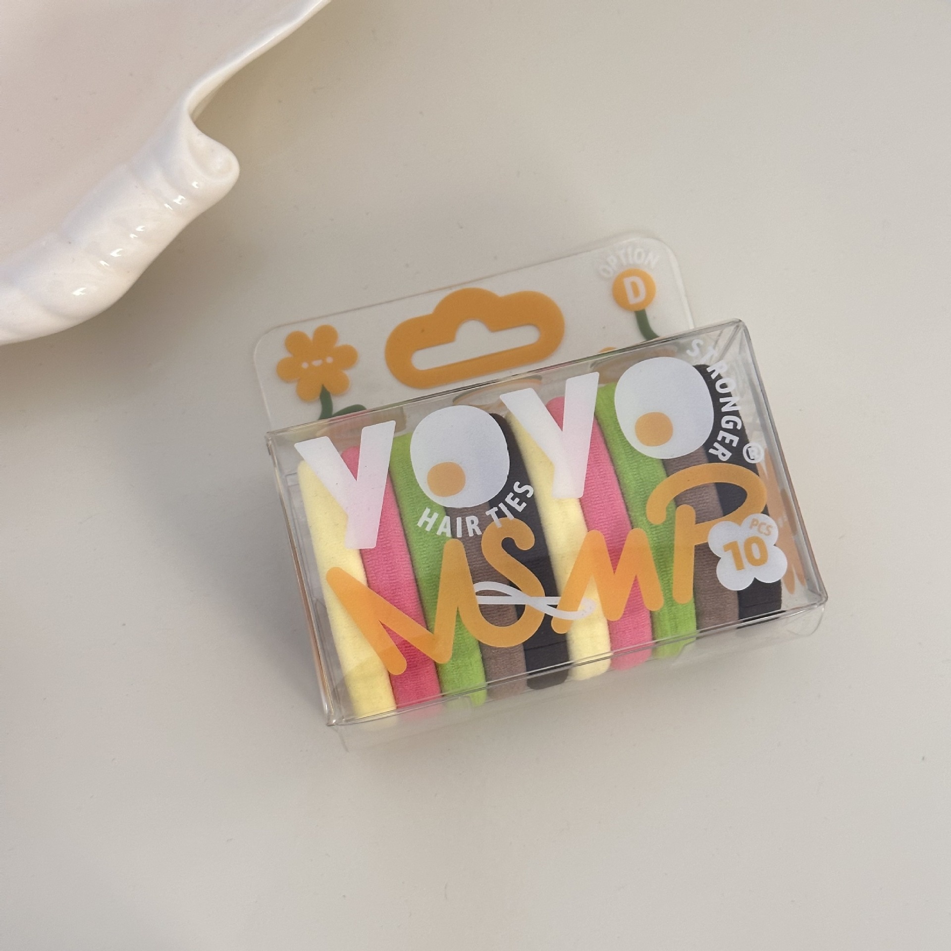 Women's Comfortable Polyester Hair Ties For Secure Styling Black