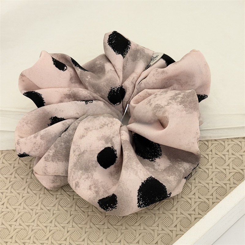 Women's Minimalist Watermark Print Fabric Hairband Multi-color Large Tie