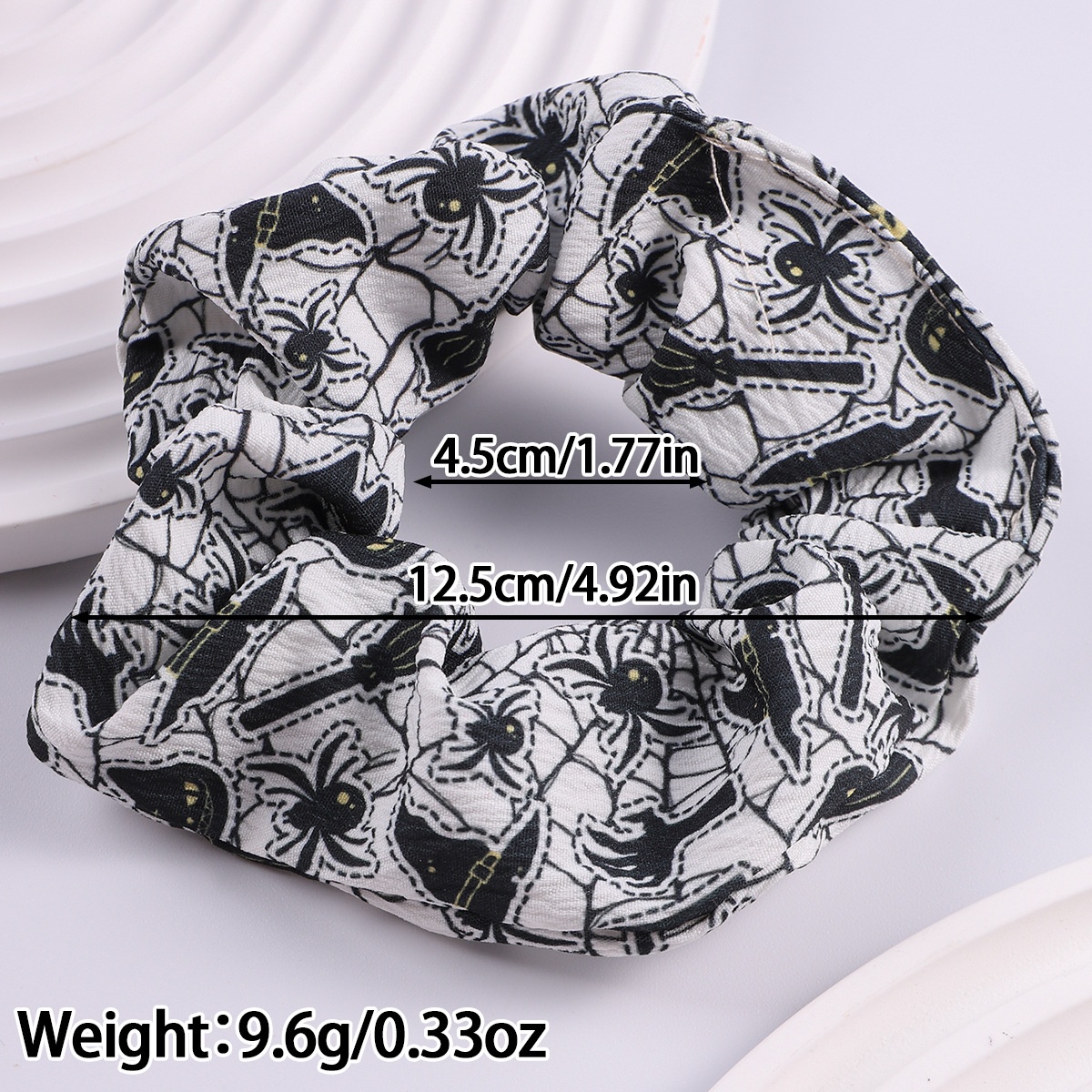 Women's Simple Halloween & Christmas Tree Pattern Festive Hair Tie