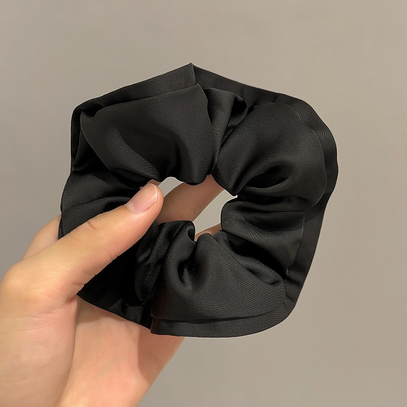 Women's Retro Street Style Satin Handmade Hair Tie Solid Color