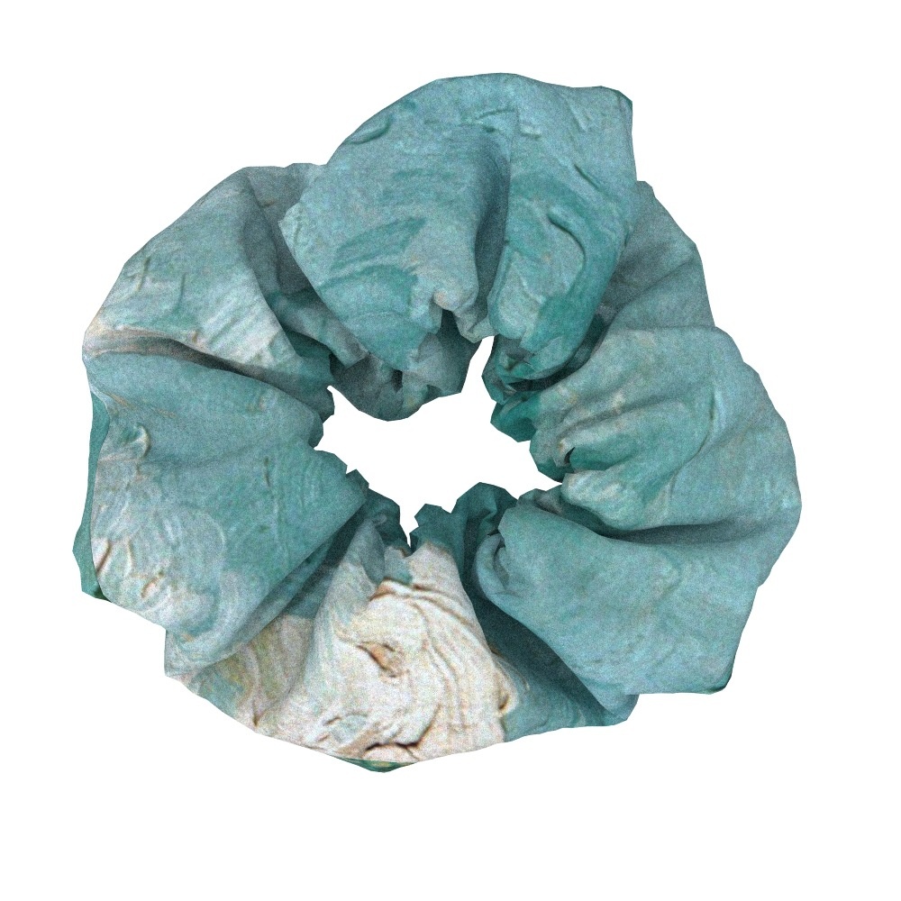 Women's Sweet Cloth Hair Ties Retro Van Gogh Floral Oil Painting