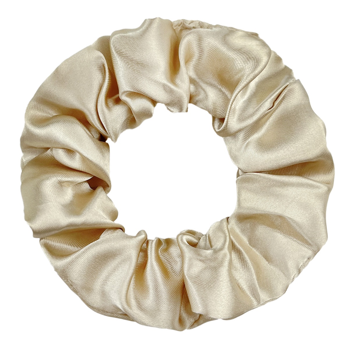 Women's Everyday Rib-Knit Cloth Ponytail Hair Ties Solid Color