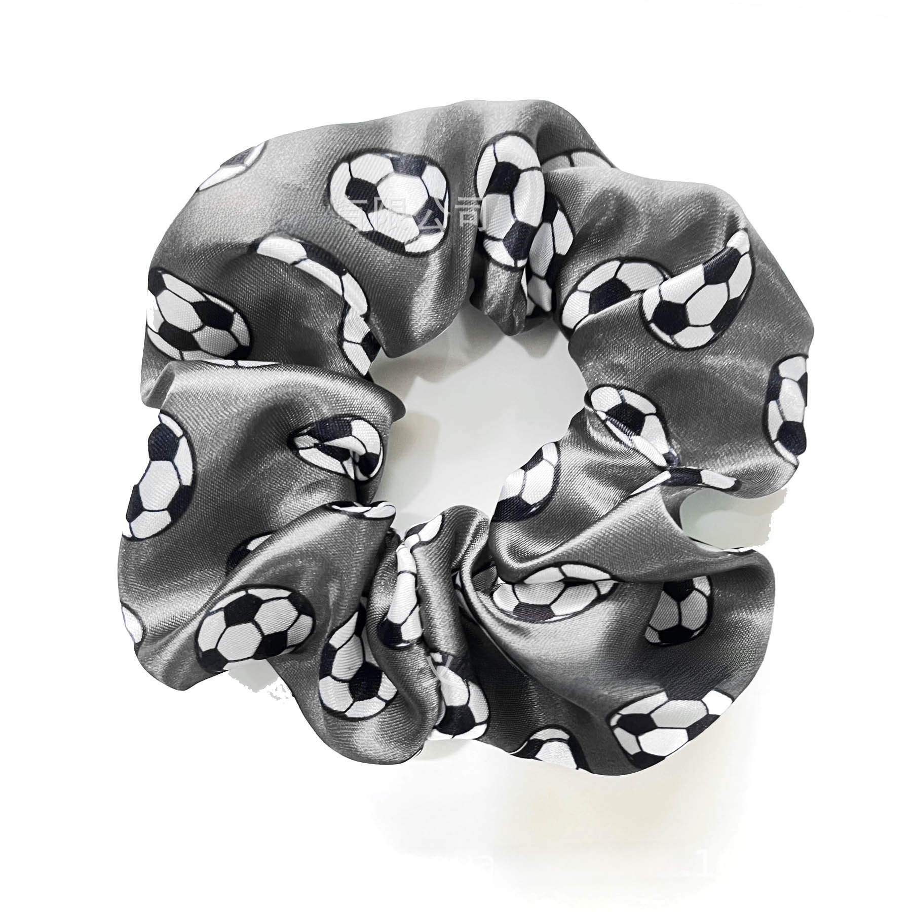 Women's Cloth Bubble Braid Hair Tie For Commute Multicolor Football