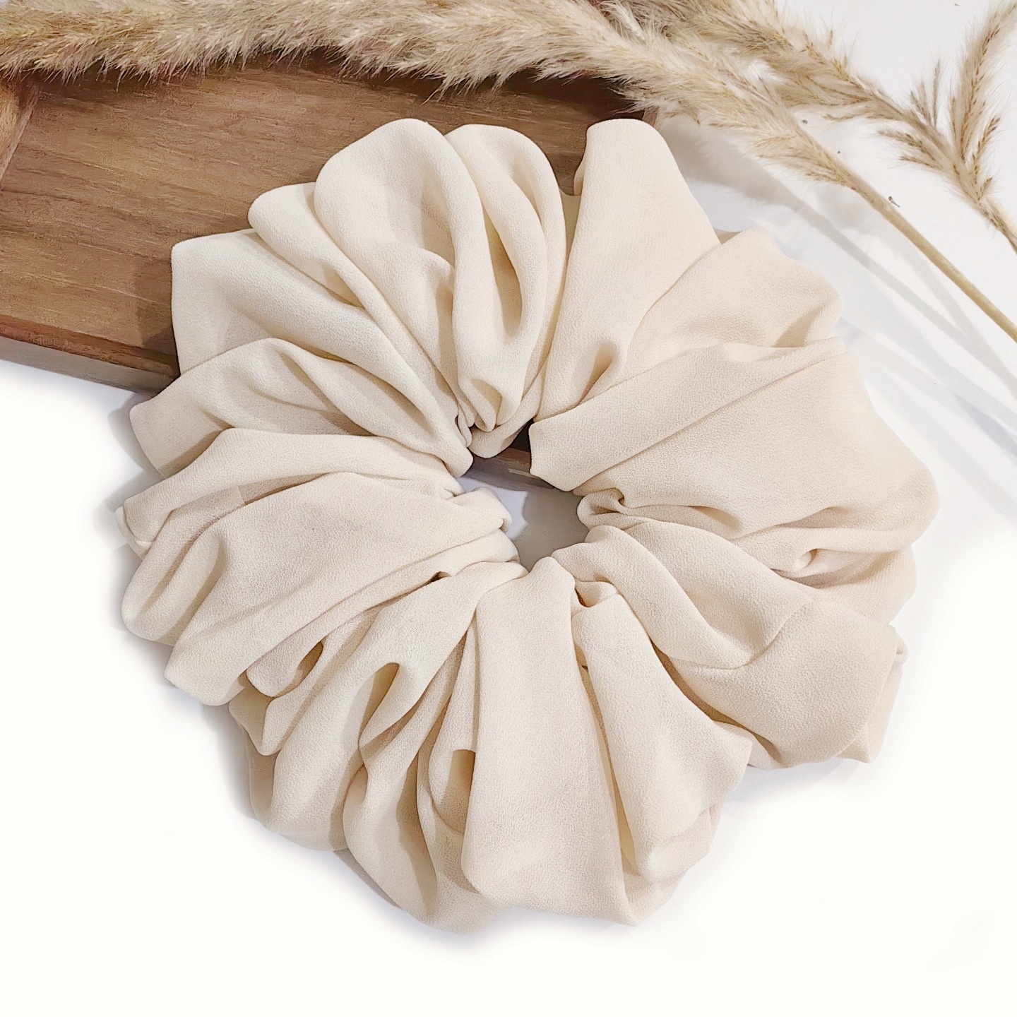 Women's Simple Handmade Chiffon Daily Holiday Hair Tie Solid Color