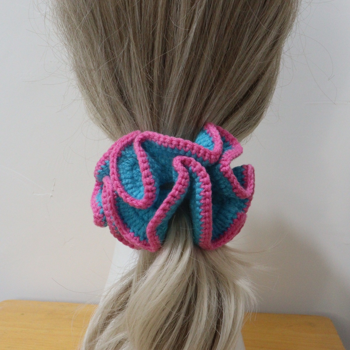 Girls Versatile Polyester Knitted Hair Bands Vintage Floral Lace